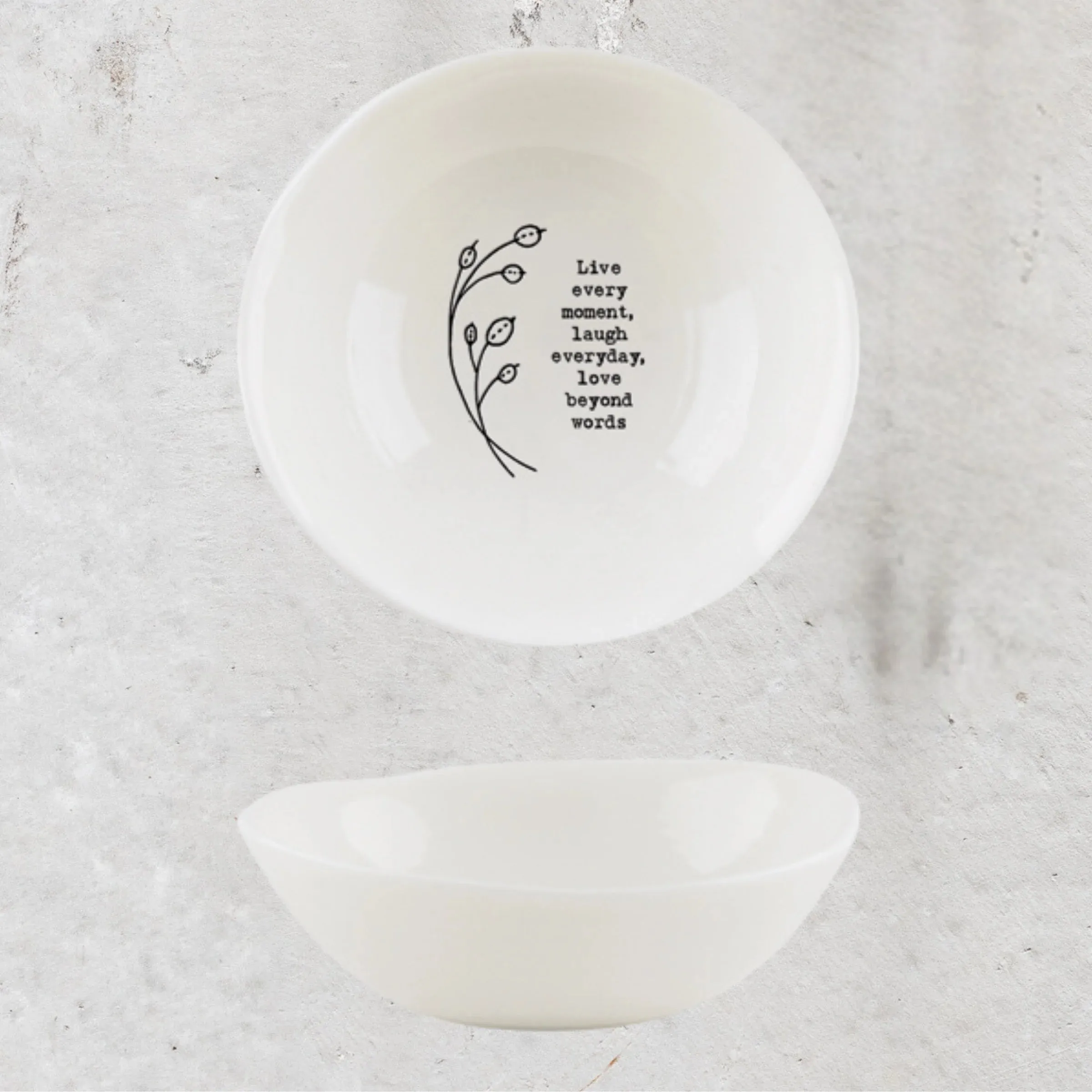 East Of India Flower Wobbly Bowls - Small