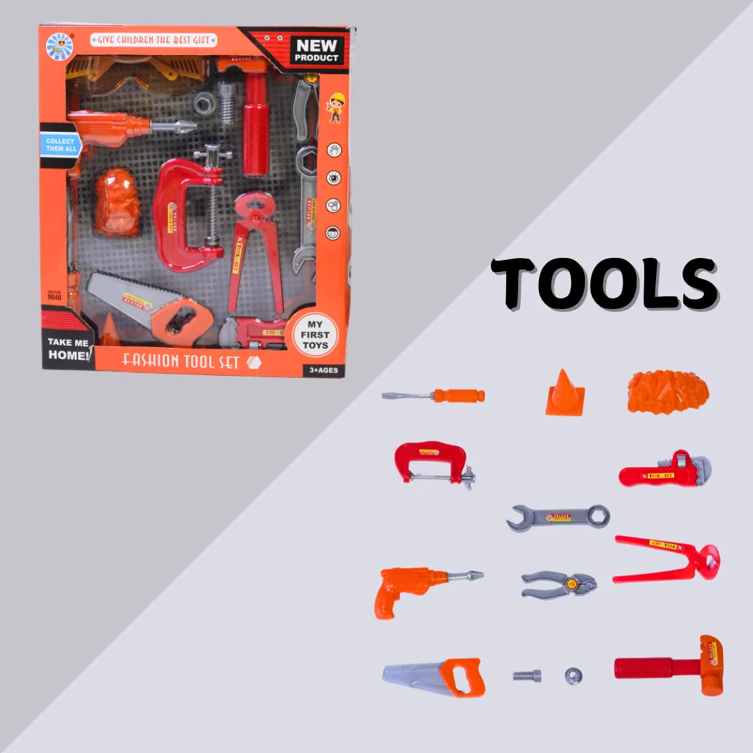 Fashion Tool Set for Toddler Boys Ages 3 