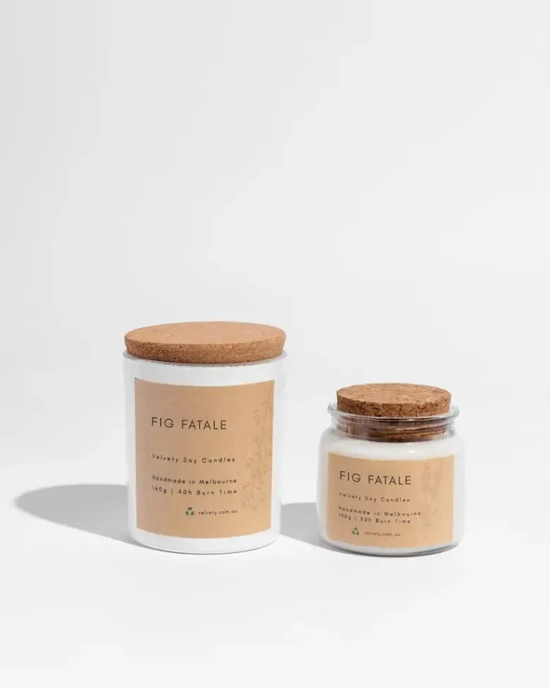 Fig Fatale Vegan Soy Candle