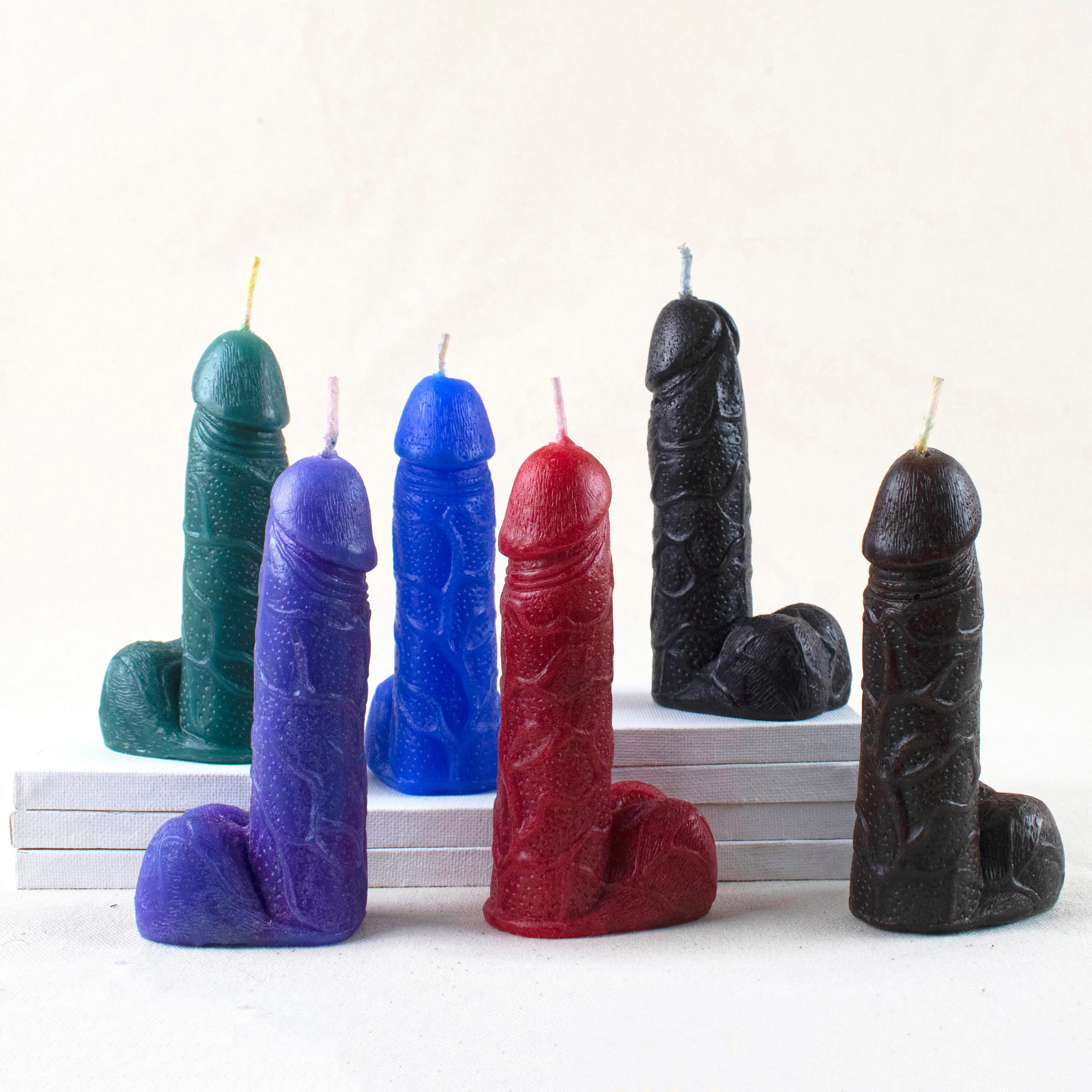 Flaming Hot Genitals - Vulva & Penis wax play Candles