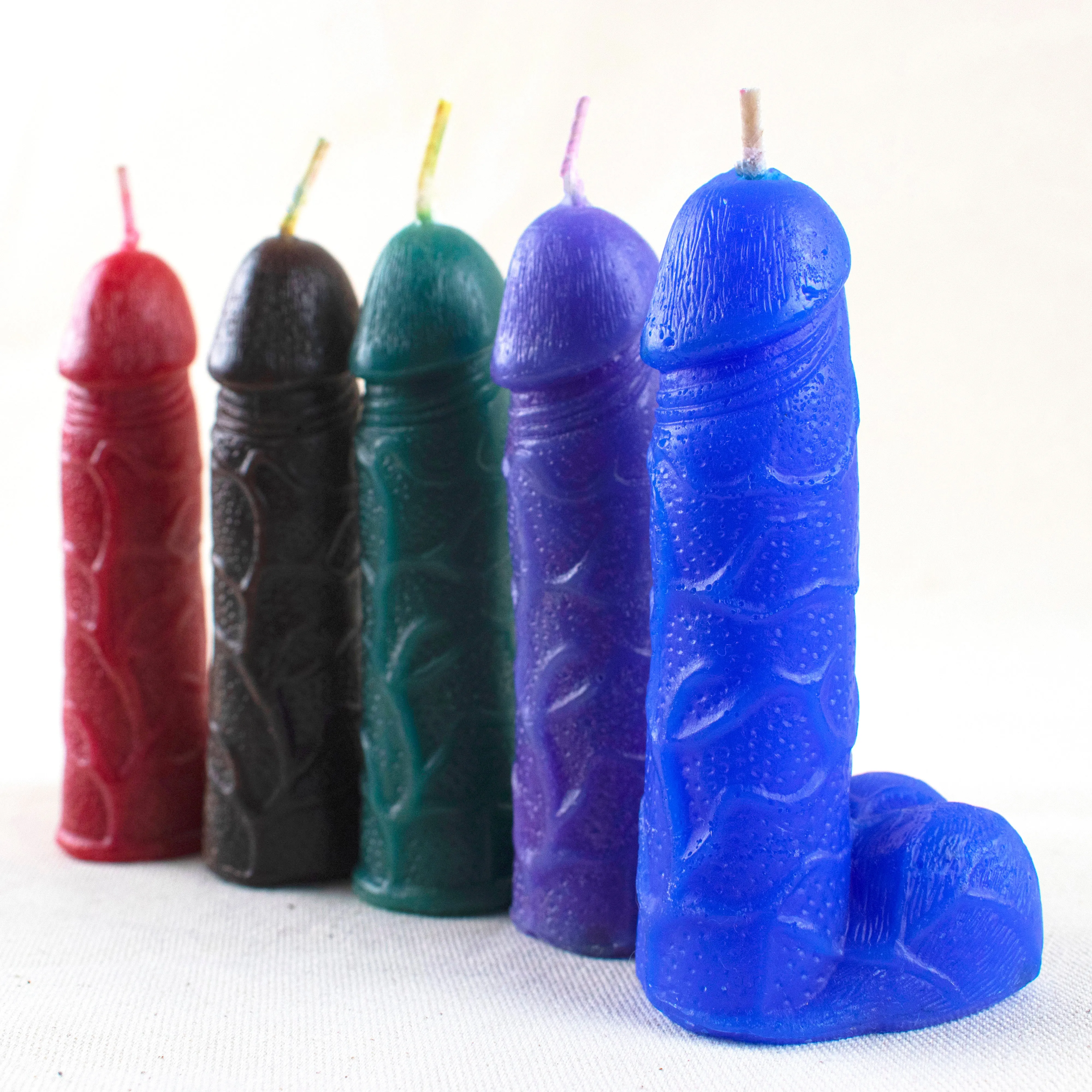 Flaming Hot Genitals - Vulva & Penis wax play Candles