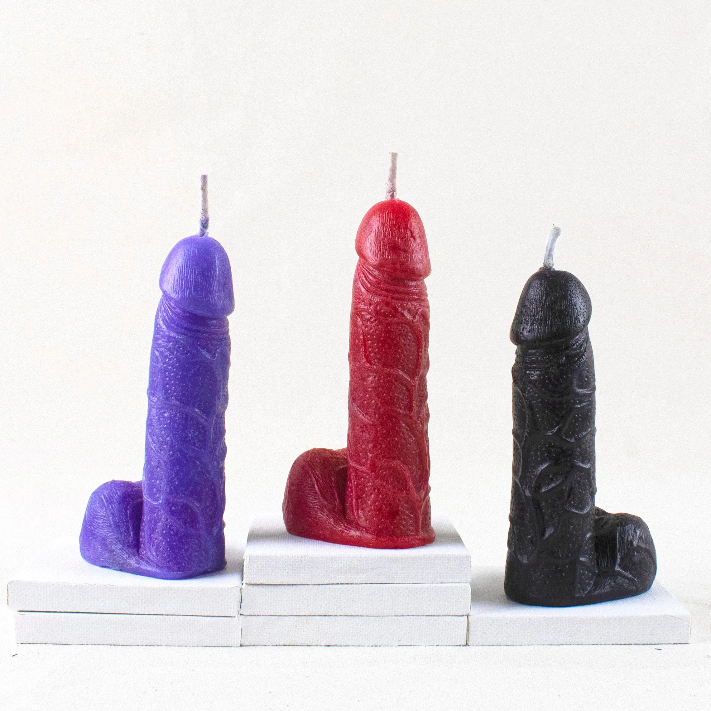 Flaming Hot Genitals - Vulva & Penis wax play Candles