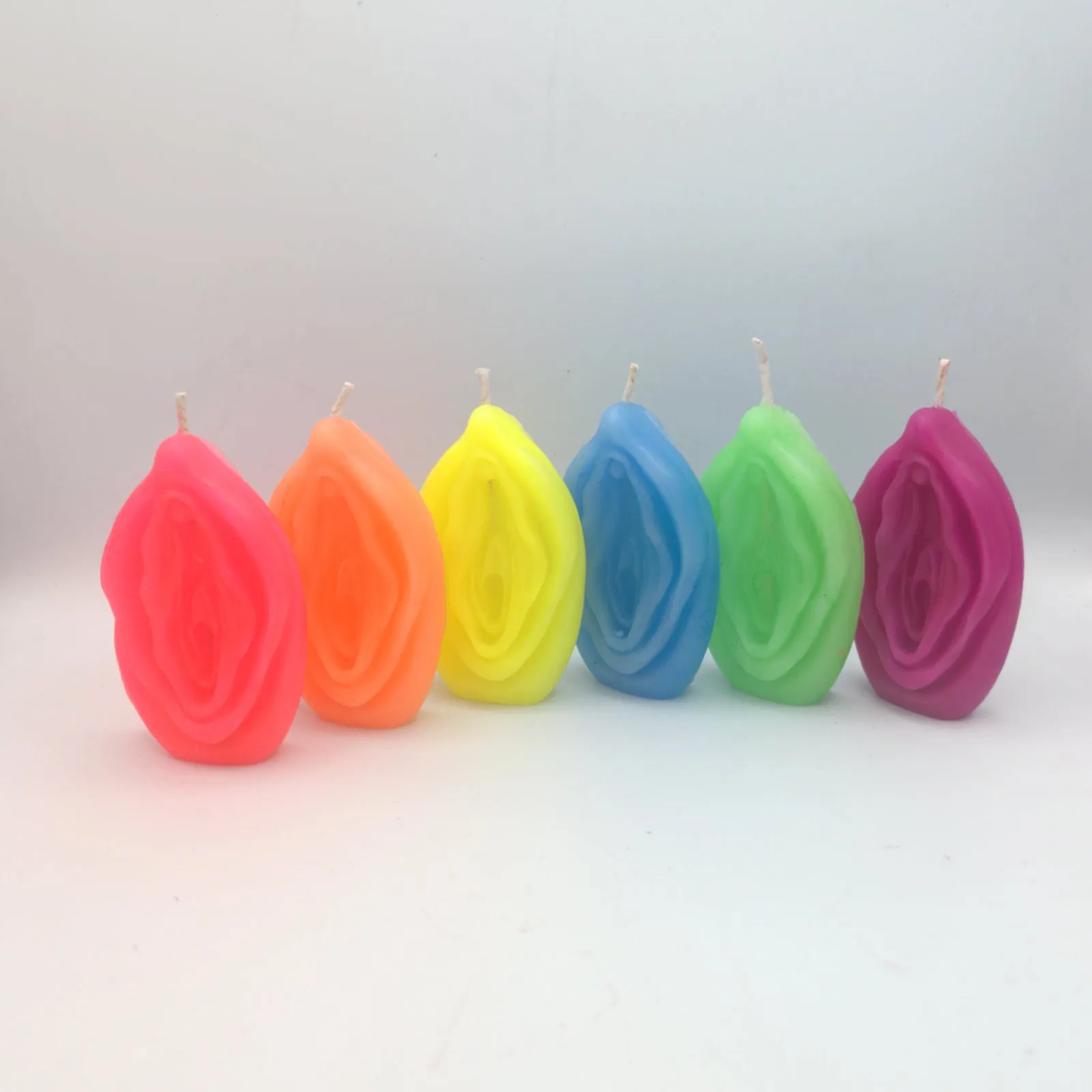 Flaming Hot Genitals - Vulva & Penis wax play Candles