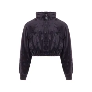 Fleece Velour Sweatshirt