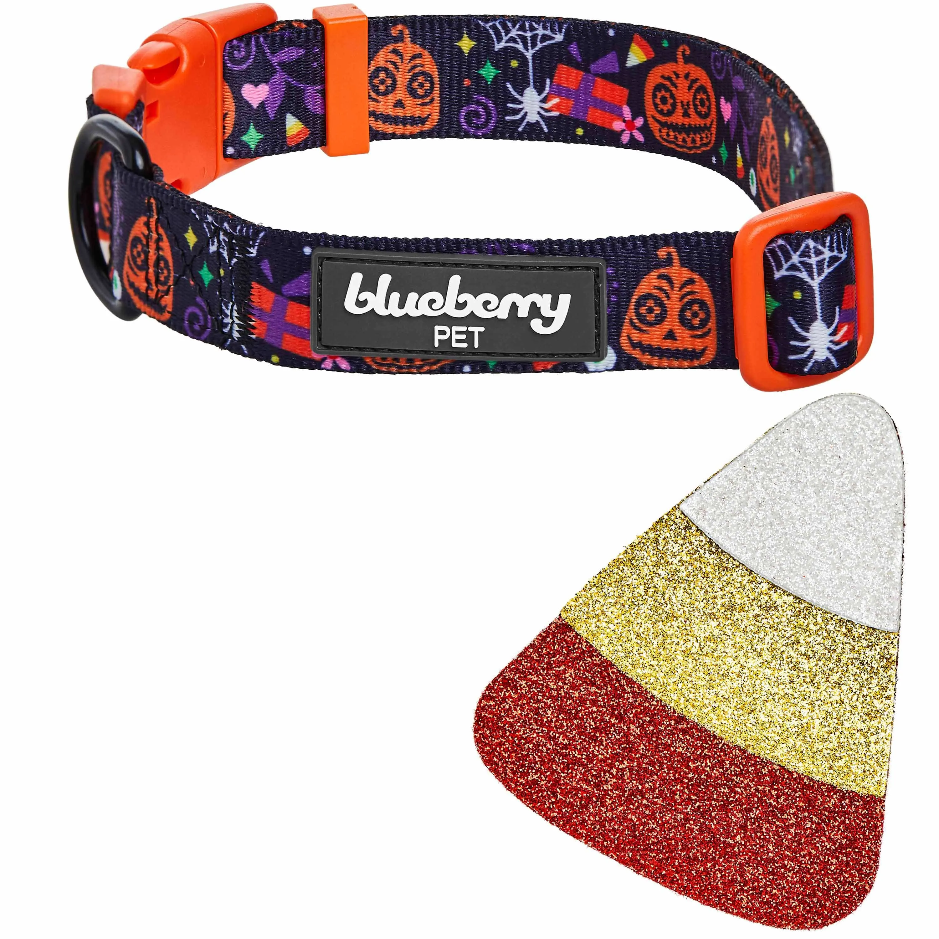 Halloween Candy Corn Dog Collar