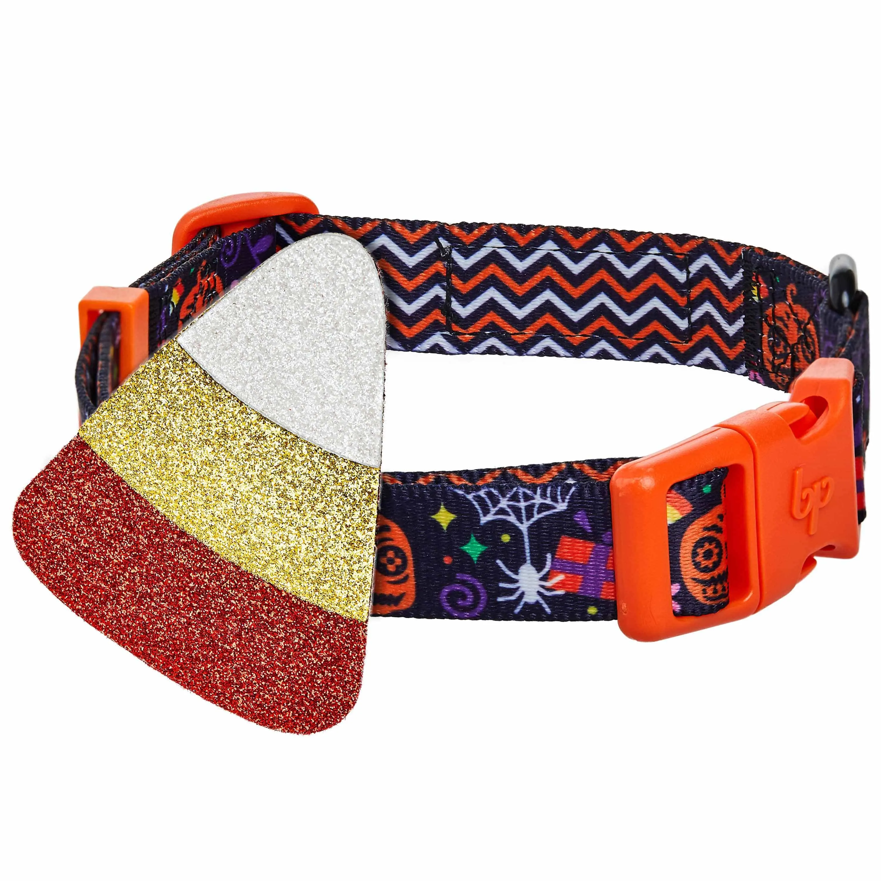 Halloween Candy Corn Dog Collar