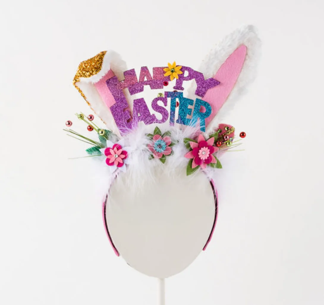 Happy Easter Bunny Headband