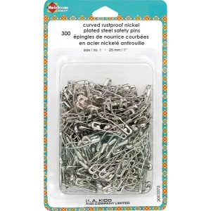 Heirloom Curved Basting Pins - 300 pack