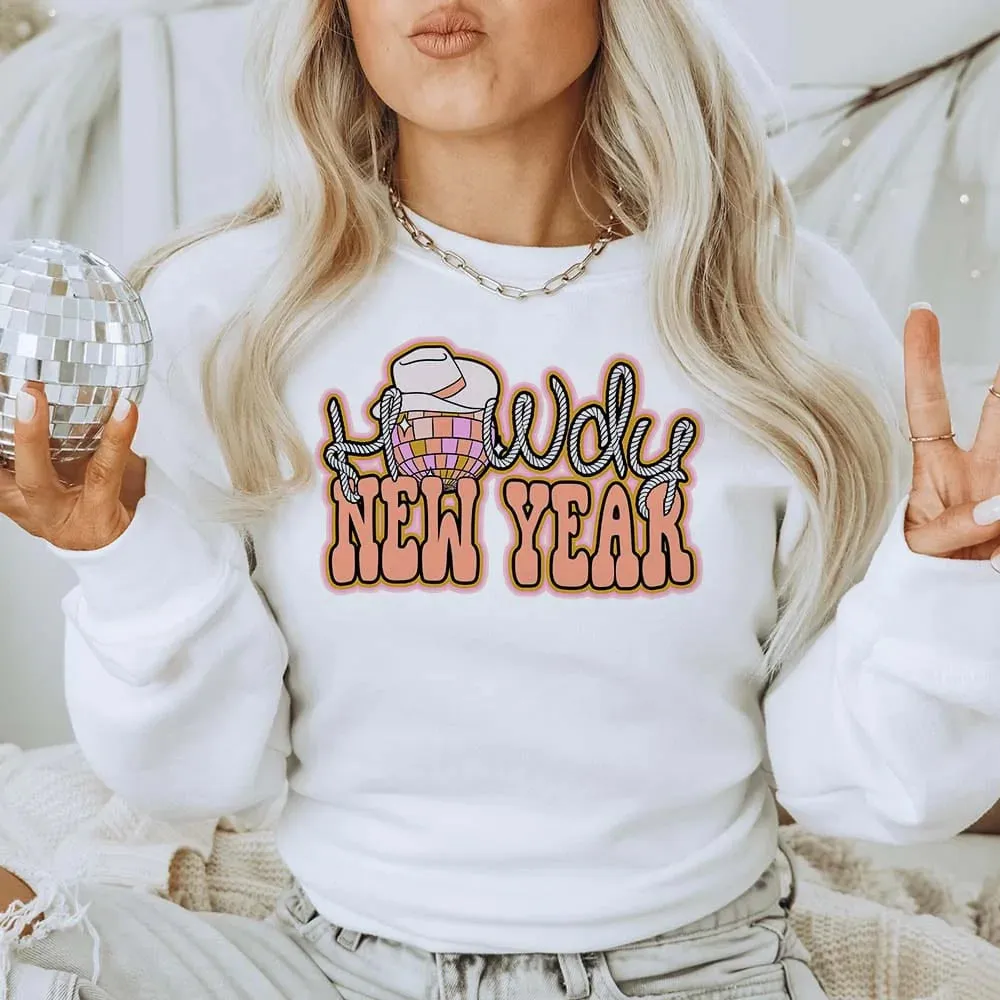 Howdy New Year Sweatshirt or Tee