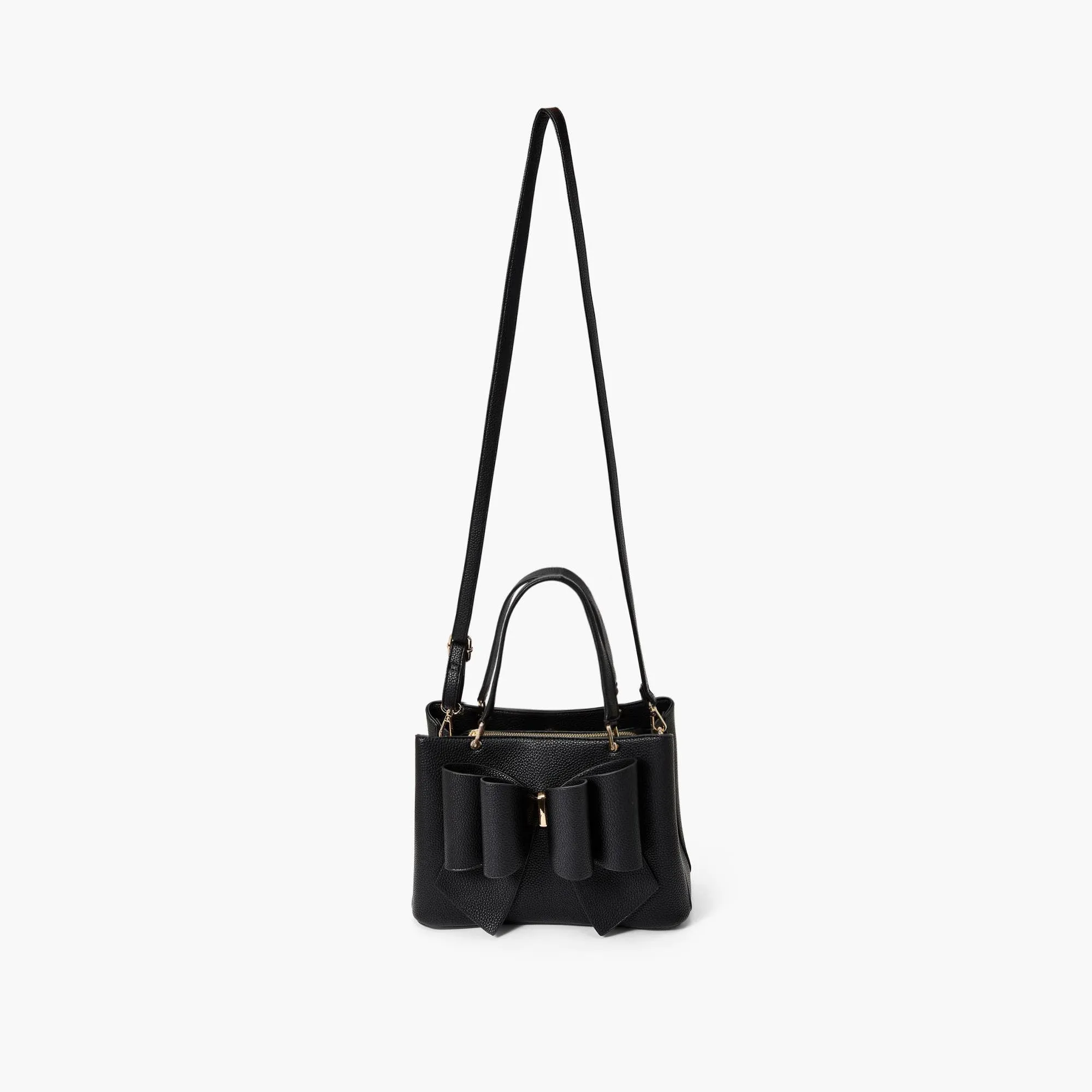 Instant Shipping! Jenna Bow Satchel: Black