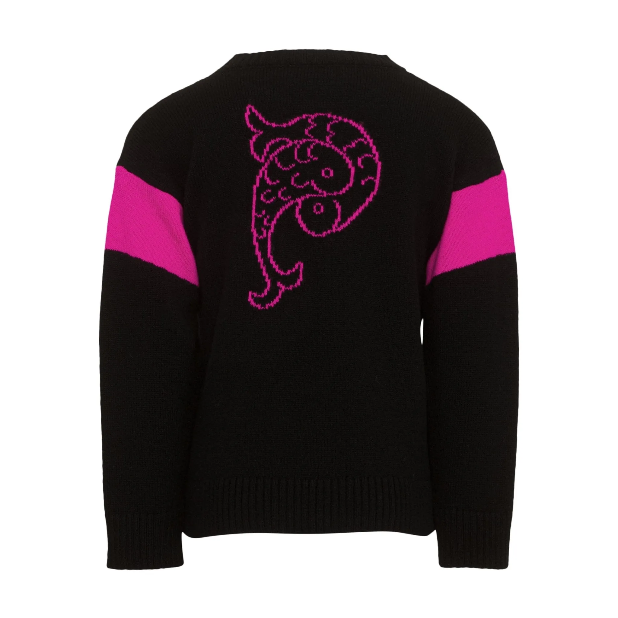 Intarsia Knit Logo Jumper