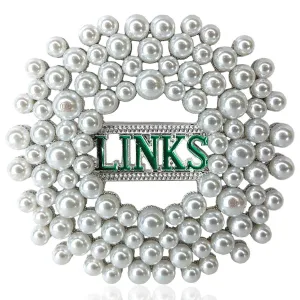 LINKS Pearl Cluster Brooch