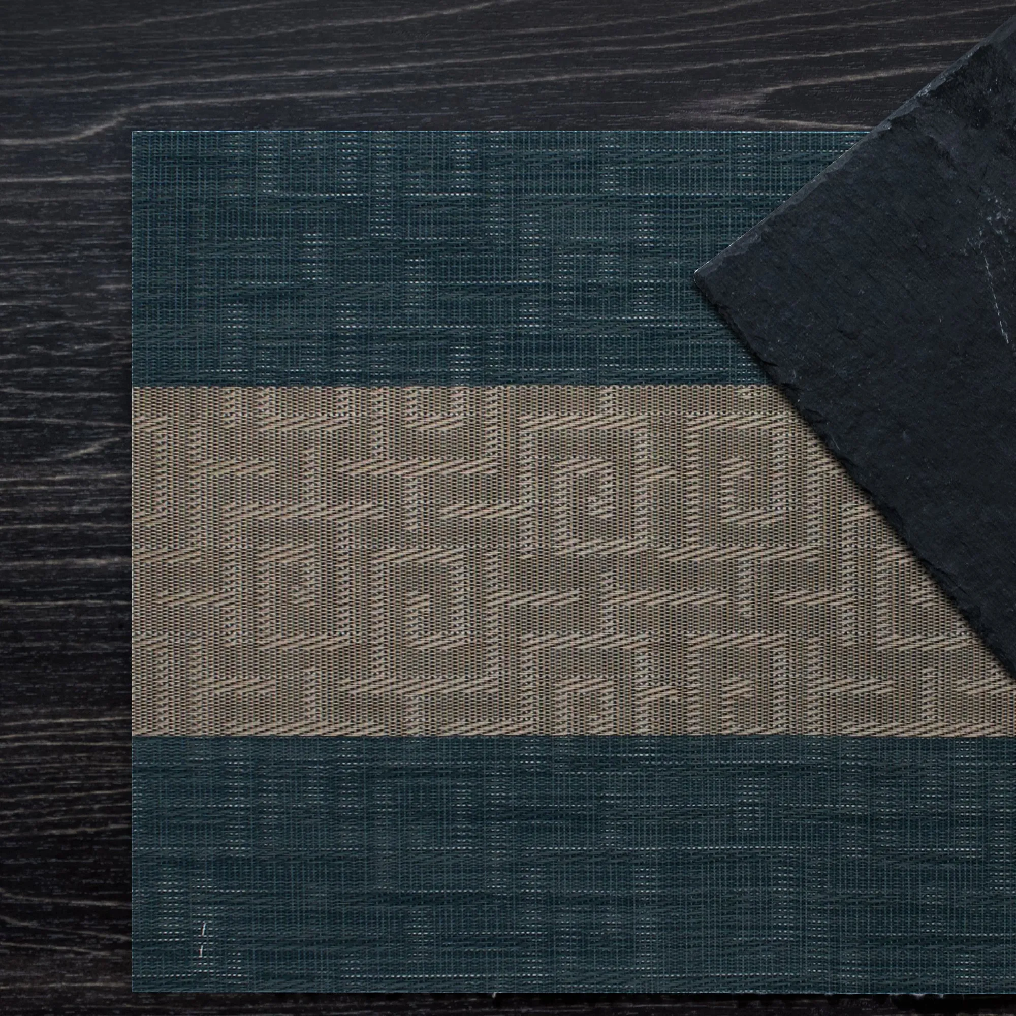 Luxury Placemat Set of 4 | Heat Resistant Placemats | Table Mats | Cotton Home - Teal