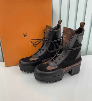 LV new season genuine leather boots