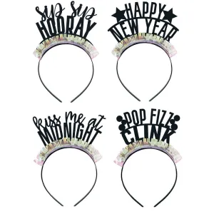 New Year Fringe Headbands (4 pack)