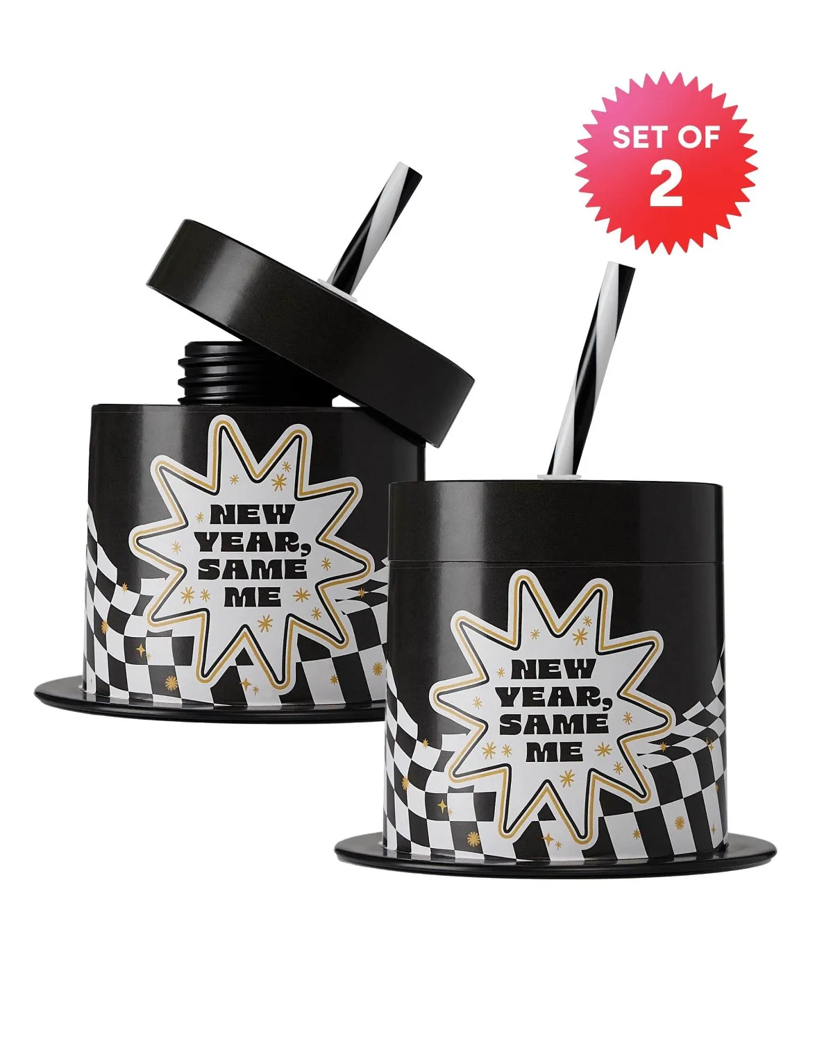 New Year, Same Me Sippers - Set of 2