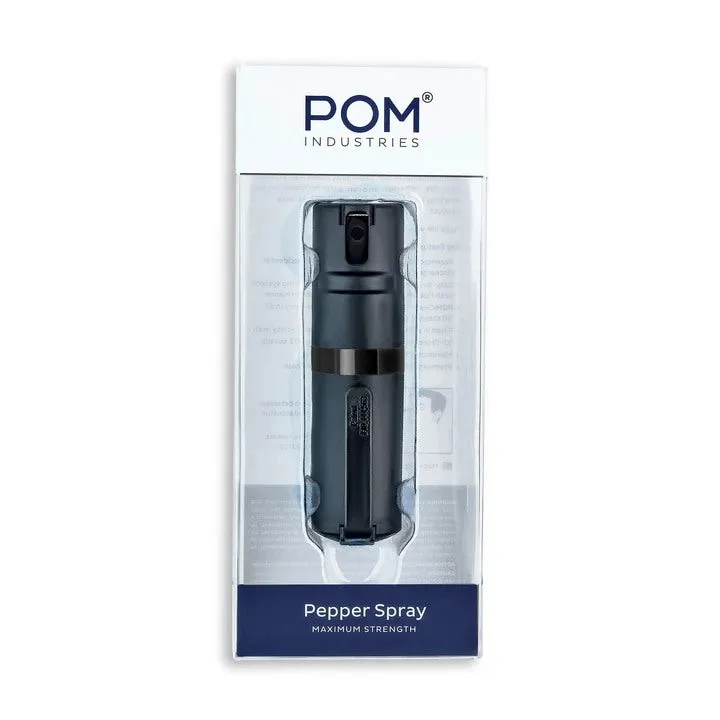 POM Clip Pepper Spray - Black & Black (1.40% MC)