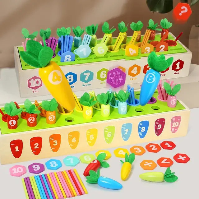 Radish Match Cognitive Math Learning Game