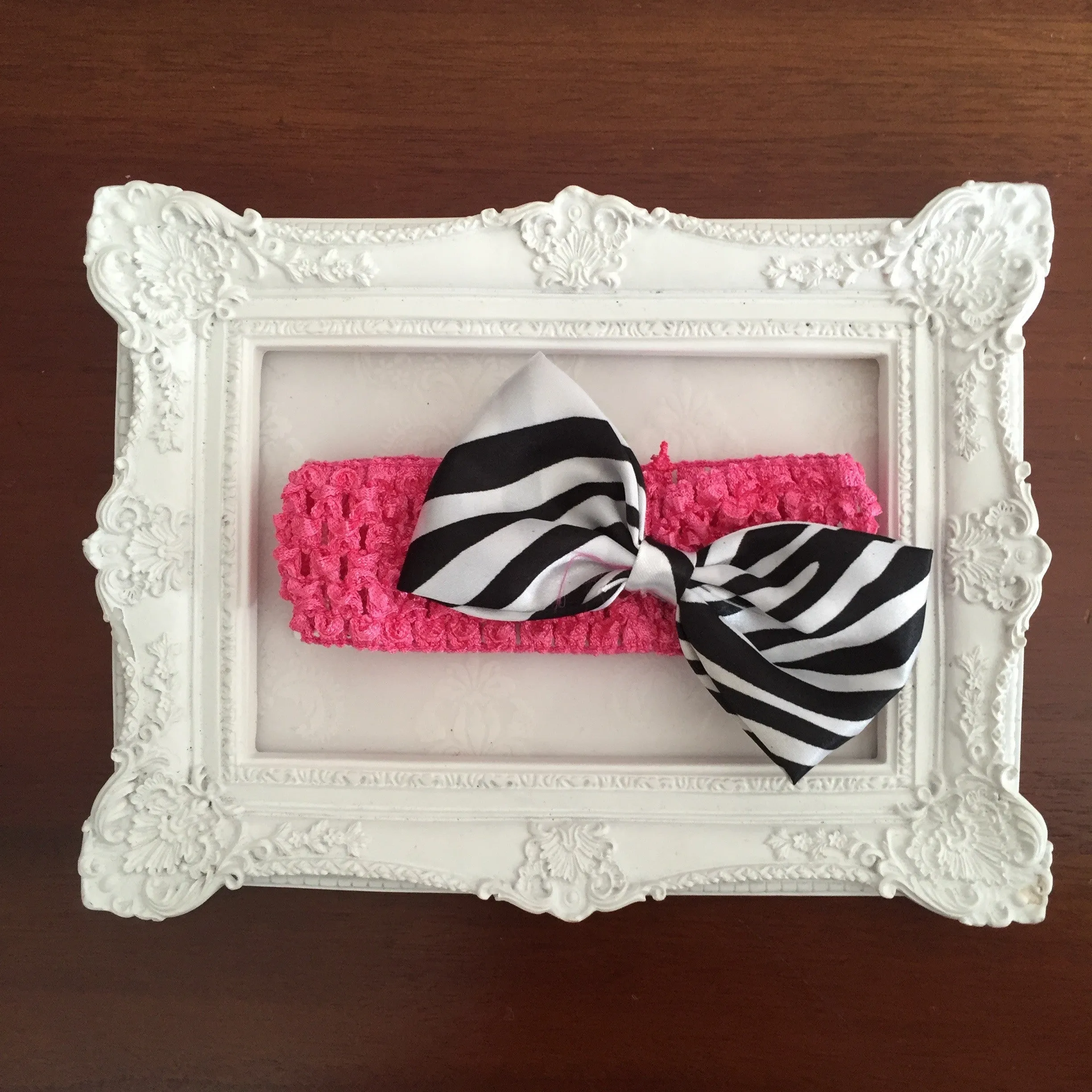 Raspberry Zebra Print Satin Ruffle Bum