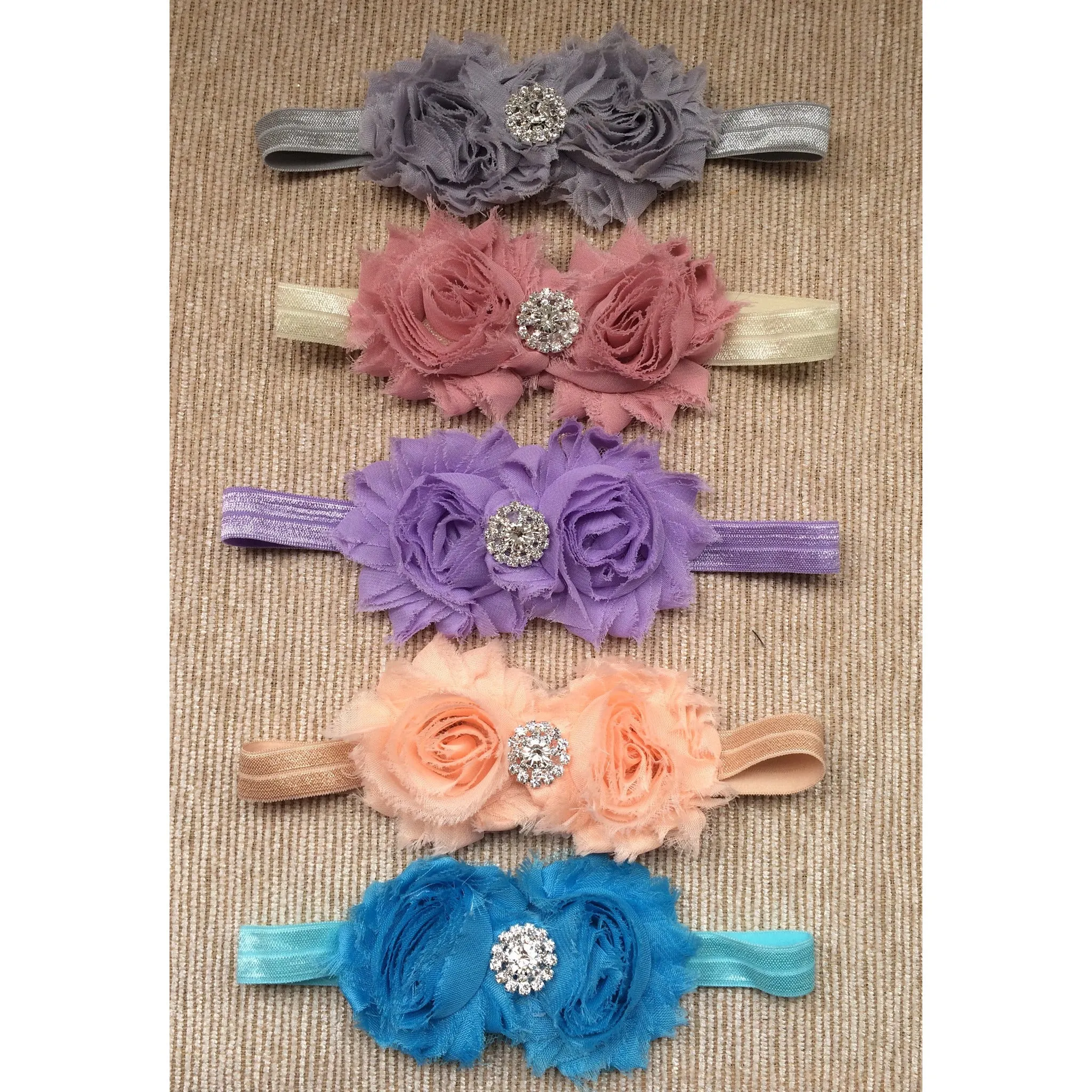 Shabby Baby Headband-PICK YOUR COLOR!