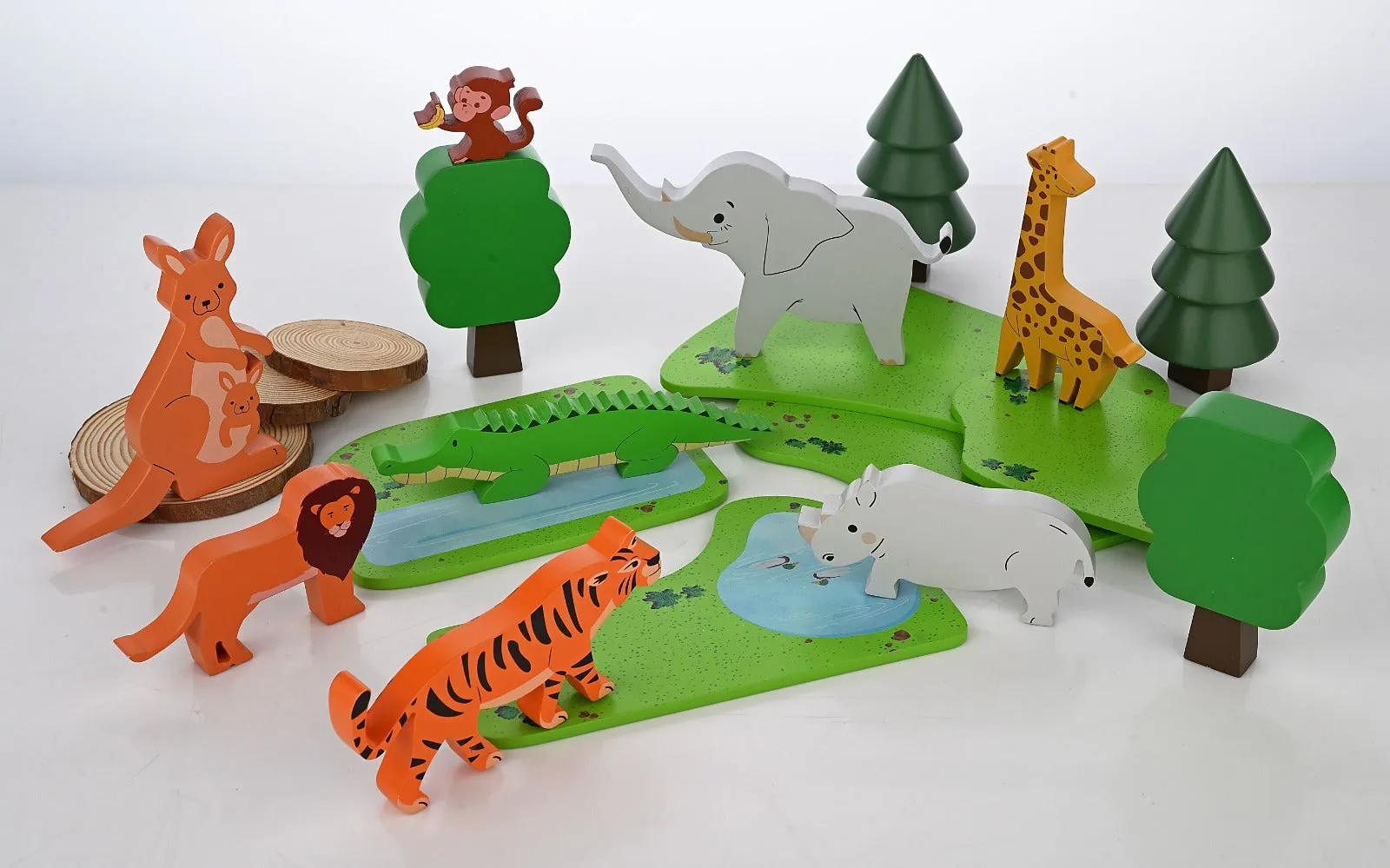 Wooden Forest Animals