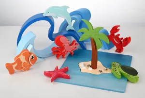 Wooden Sea Animals